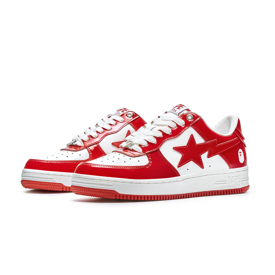 Bape Bapesta Red