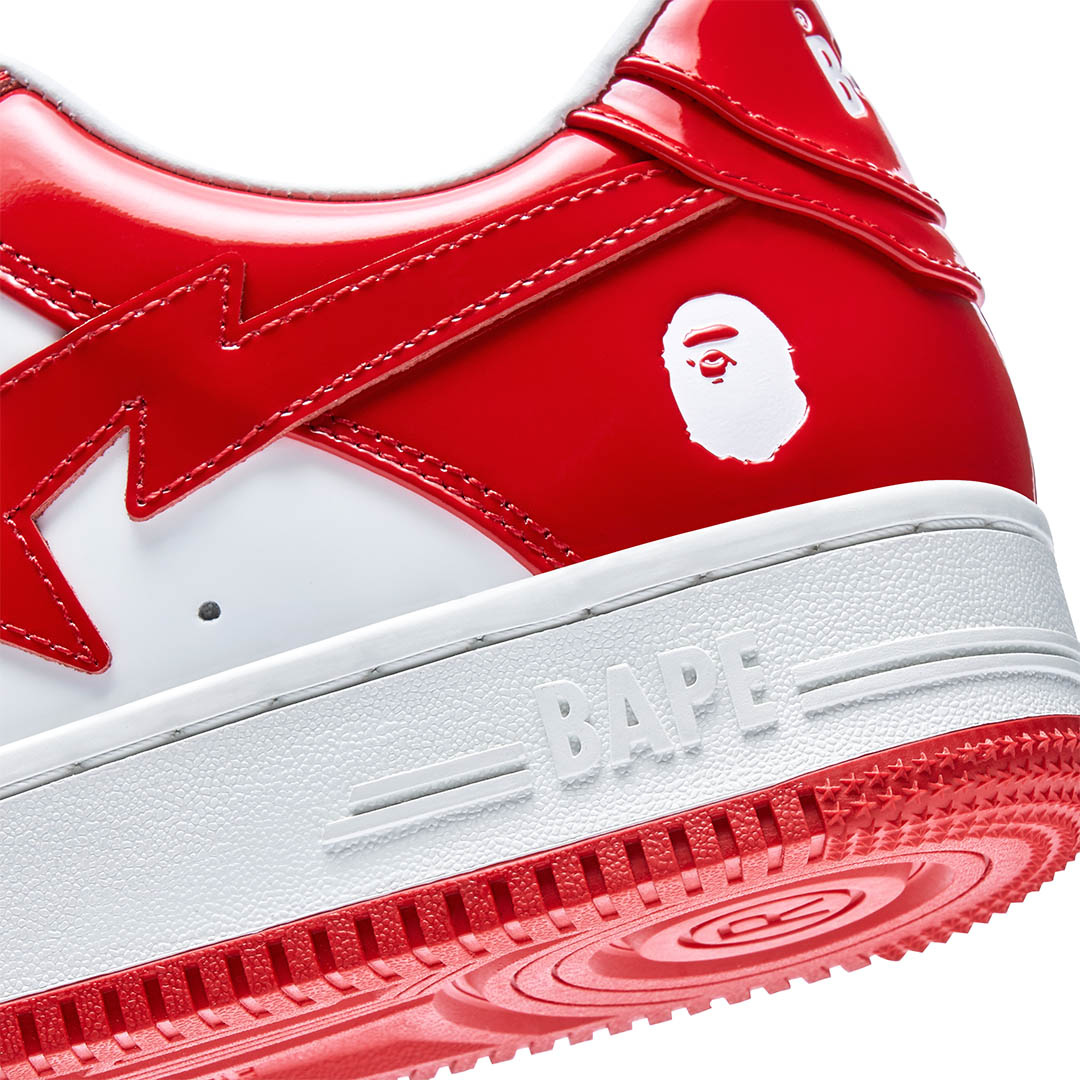 Bape Bapesta Red