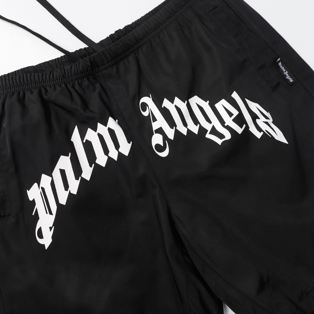 Palm Angels Black Swim Shorts