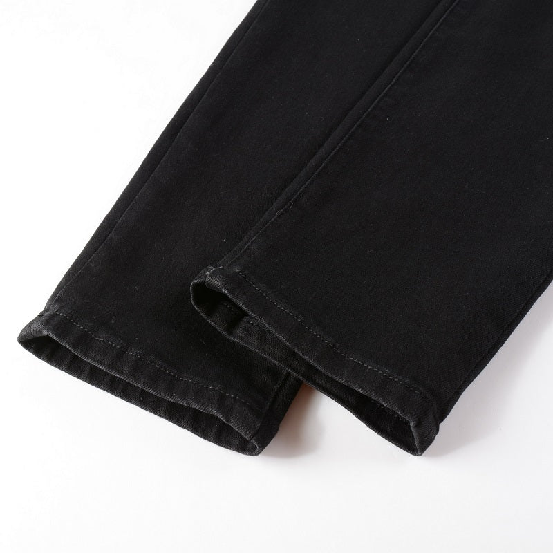 Amr Full Black Diamonds Jeans