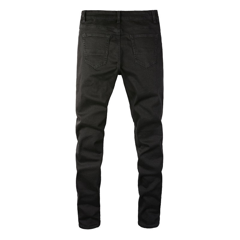 Amr Full Black Diamonds Jeans