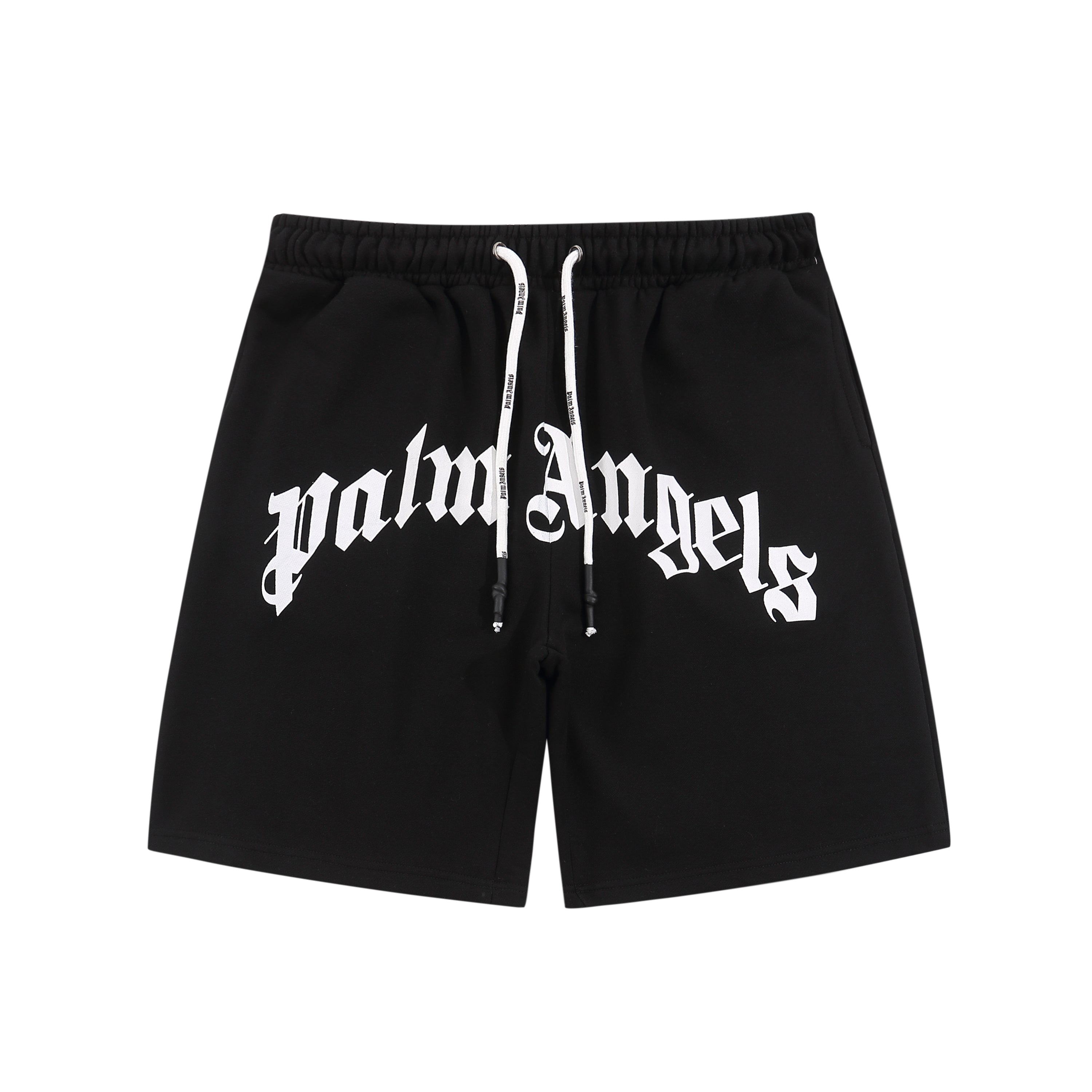 Palm Angels Black Logo Shorts